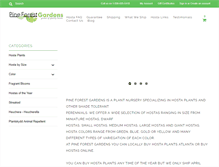 Tablet Screenshot of pineforestgardens.com